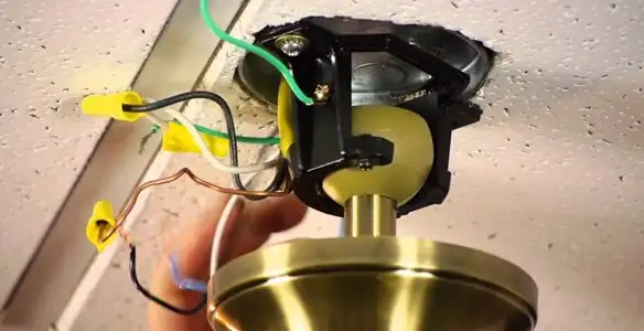 Ceiling fan wiring repair and electrical connection service in Detroit, MI