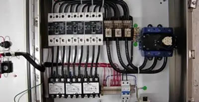 Electrical panel installation with organized circuit breakers and wiring in Detroit, MI