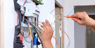 electrician services performing residential electrical panel wiring in Detroit, MI