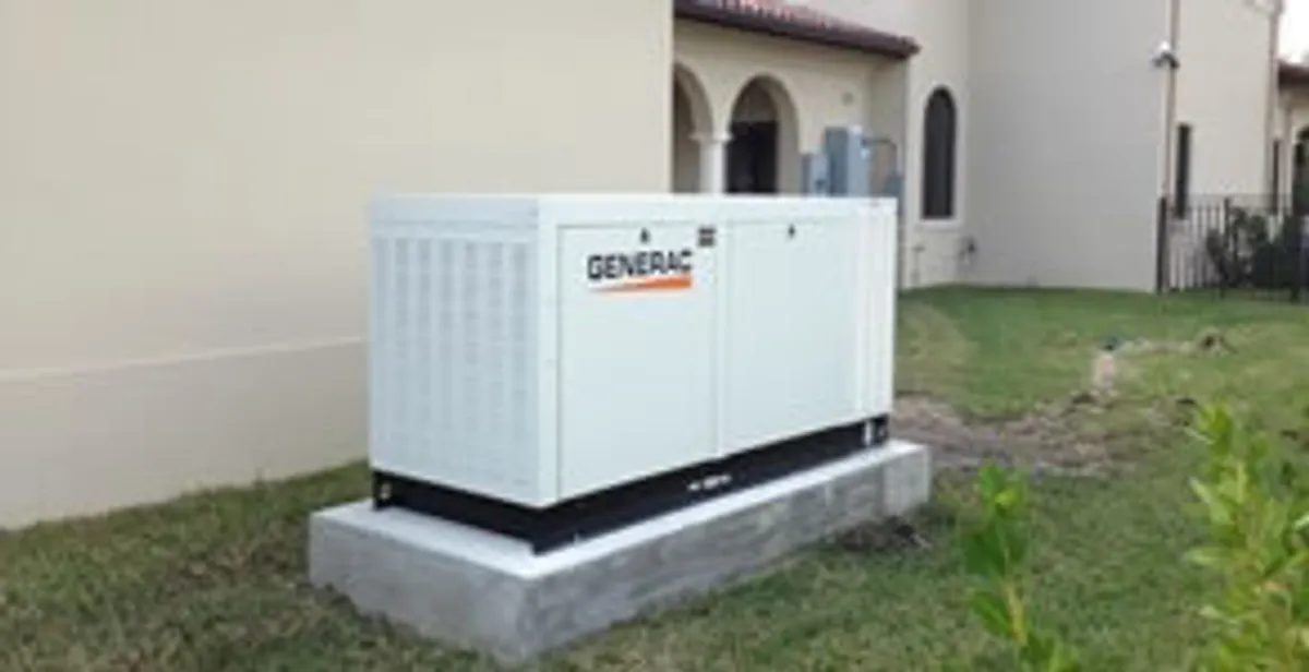 generator installation service showing standby generator professionally installed for residential power backup in Detroit, MI