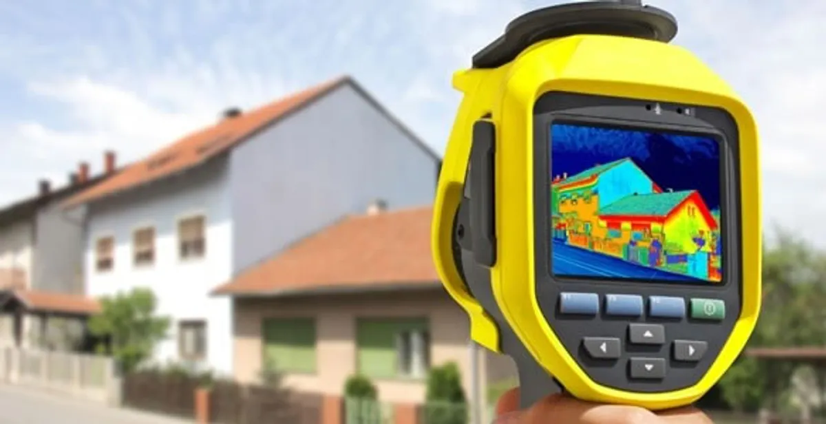 home energy audit service performing exterior thermal inspection to identify energy loss in Detroit, MI
