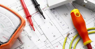 licensed electrician planning and testing electrical systems using professional tools in Detroit, MI