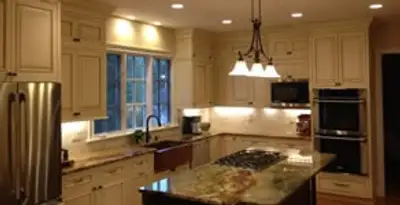 Recessed lighting installation enhancing interior lighting by professional electricians in Detroit, MI