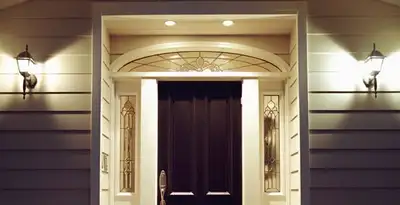 security light installation services with professionally installed entryway lighting in Detroit, MI
