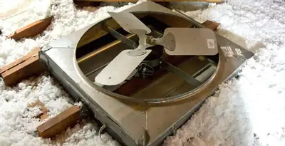 whole house fan installation services with attic-mounted ventilation unit in Detroit, MI