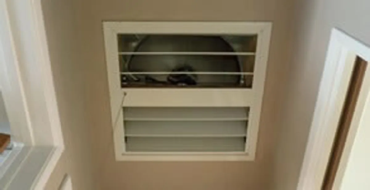 whole house fan installation services with ceiling-mounted ventilation system in Detroit, MI